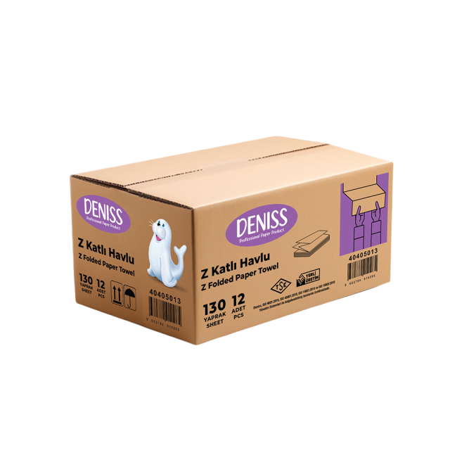 Deniss Z Katlama Havlu 130 Lu ( 130*12 )