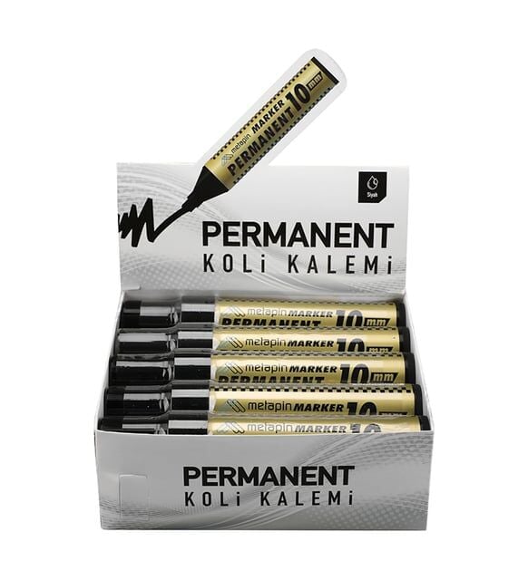 Meta Jumbo Permanent Kalem 10 mm Siyah 10 Lu