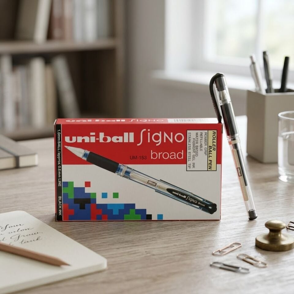 Uni Ball Um-153 Siyah İmza Kalemi 12 Li