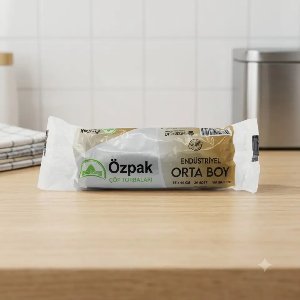 Özpak Endüstriyel Çöp Torbası 55*60 25 Rulo