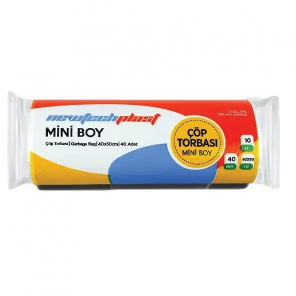 Newtech Mini Çöp Poşeti 40*50 Rulo