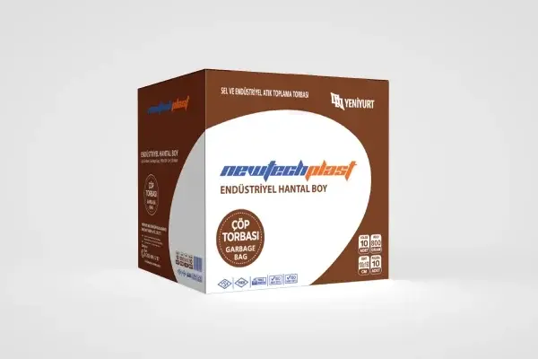 Newtech Endüstriyel Hantal Boy Siyah Çöp Poşeti 100*150 1000 Gr 10 Rulo