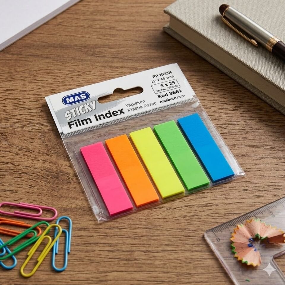 Mas Parmak Post-İt Ok Şekli