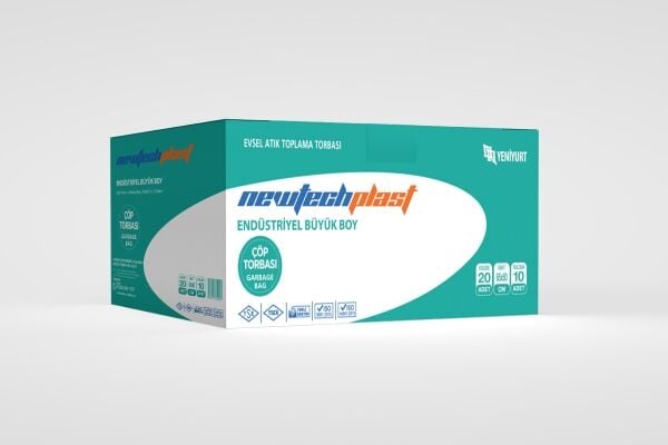 Newtec Plast Endüstriyel Çöp Poşeti 65*80 20 Rulo