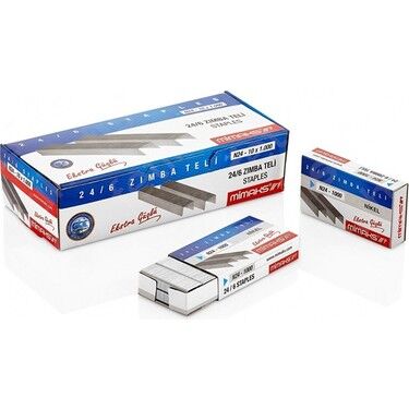 Mimaks Zımba Teli 24/6 Gümüş 10 Lu Paket