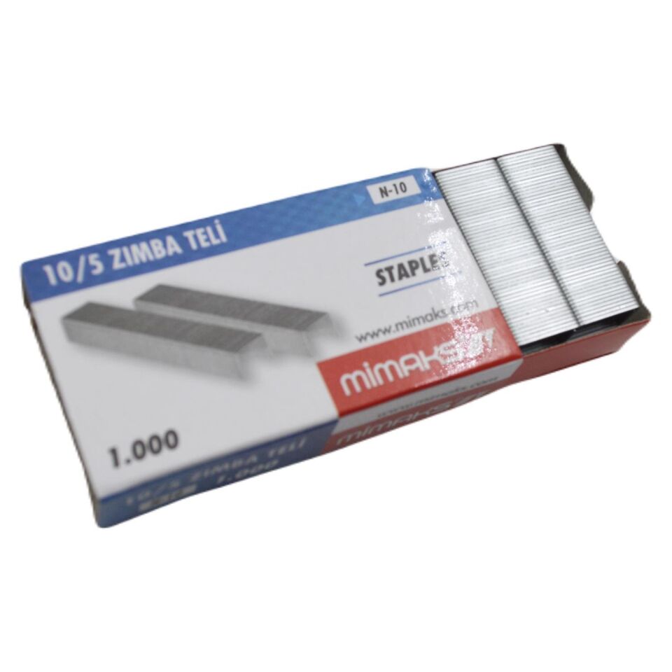 Mimaks Zımba Teli No:10 Gümüş 10 lu Paket