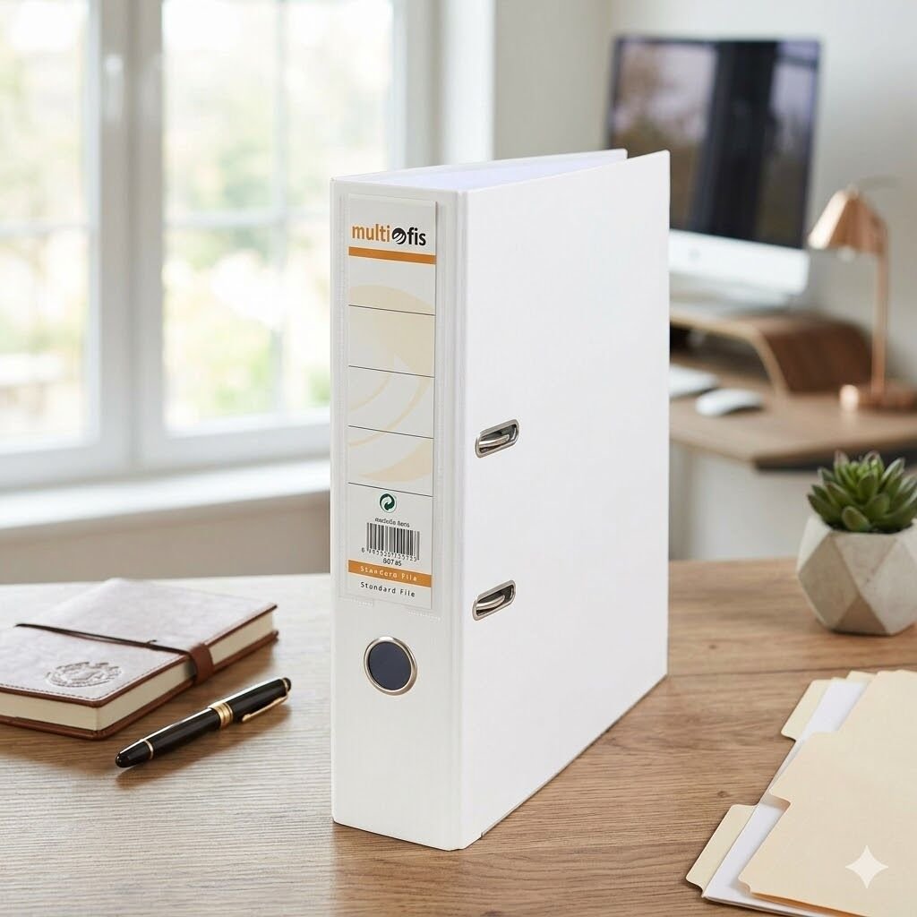 Multiofis Geniş Beyaz Klasör
