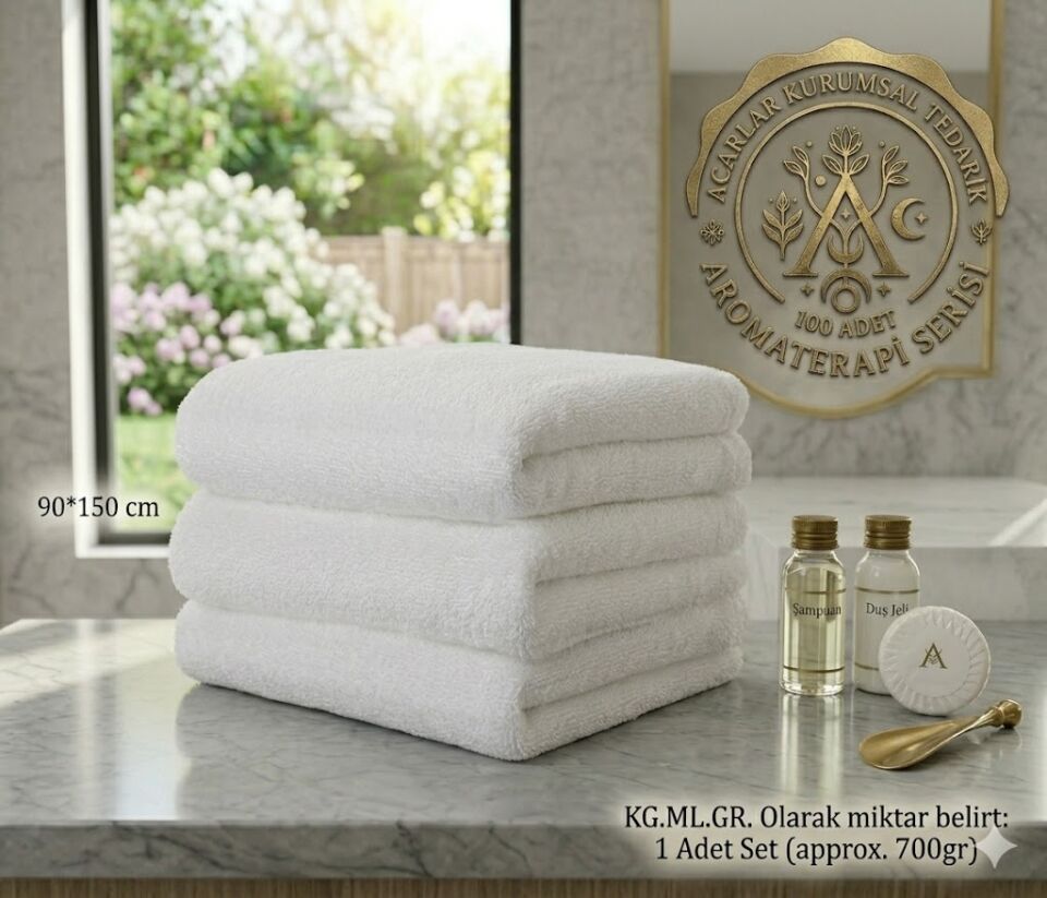 Otel Banyo Havlusu 90*150  700 Gr
