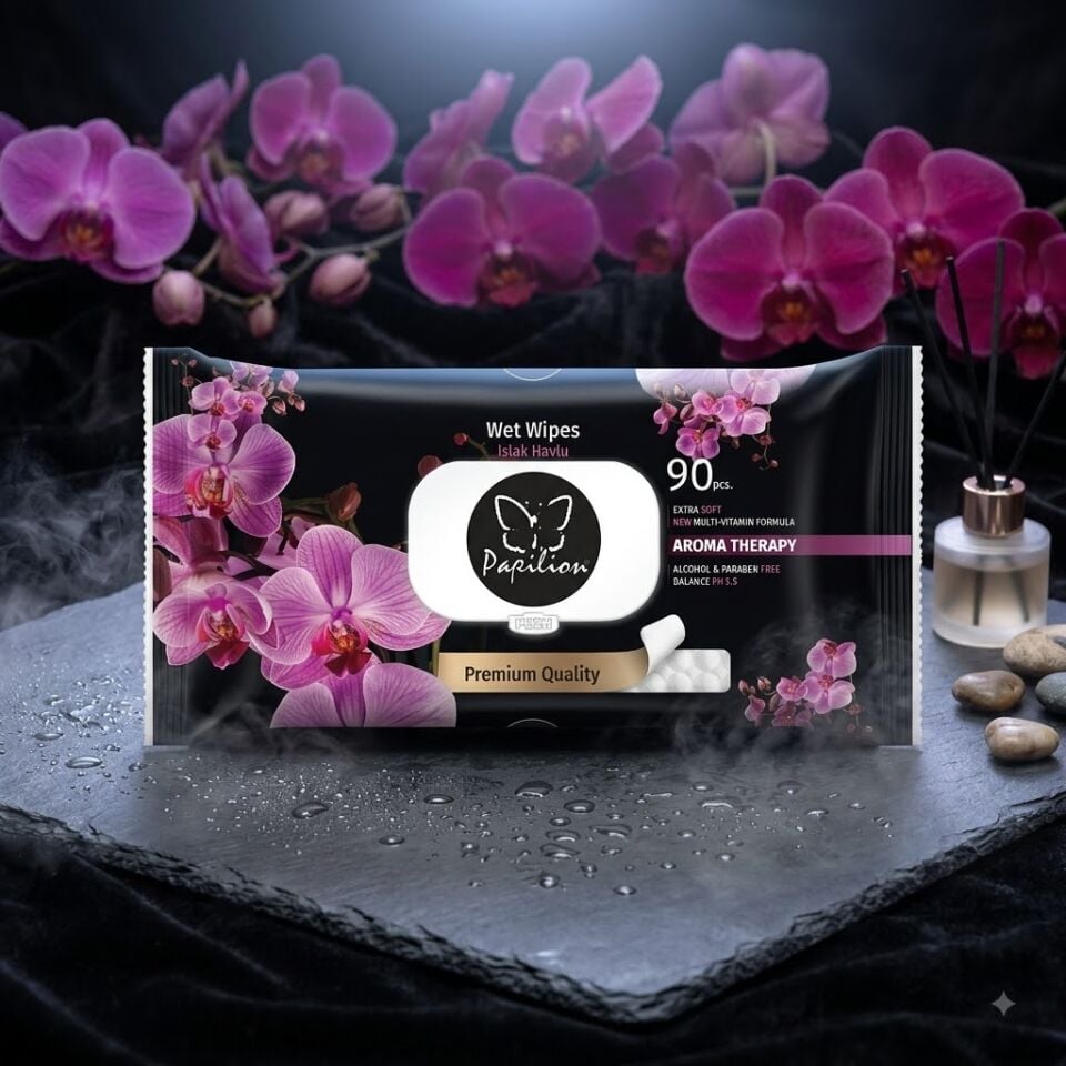 Papilon Islak Mendil Havlu 90 Lı 18 Paket