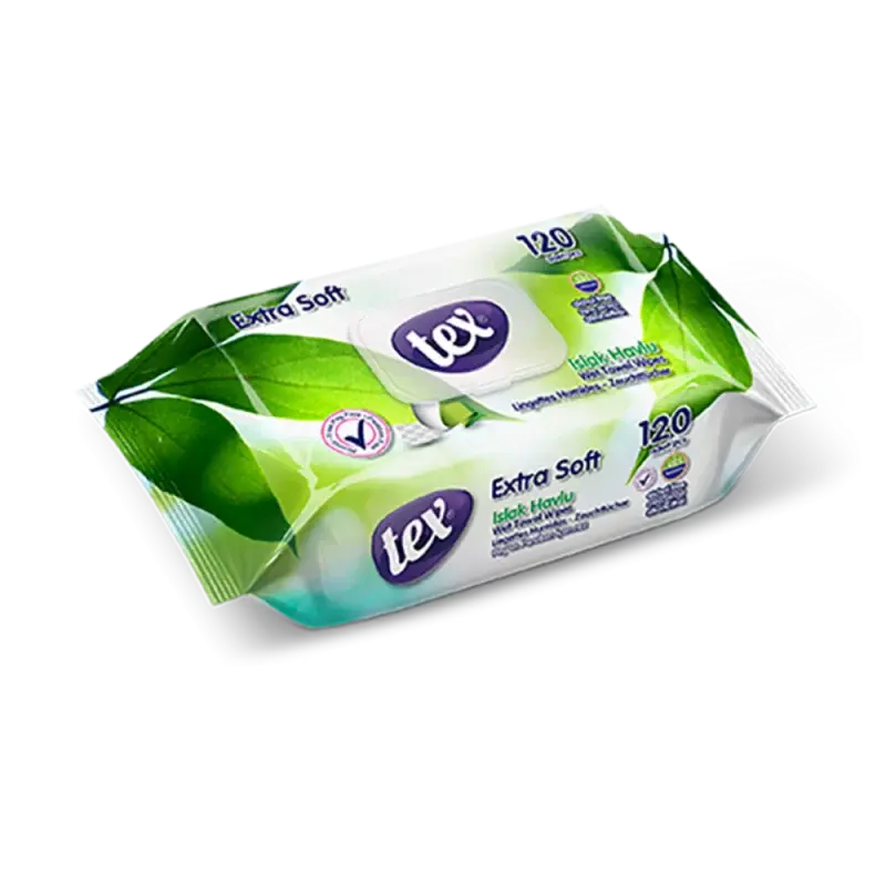 Tex Islak Havlu 120'Li karma 24 Paket
