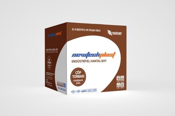 Newtech Plast Endüstriyel Hantal Boy Siyah Çöp Poşeti 100*150 1000 Gr
