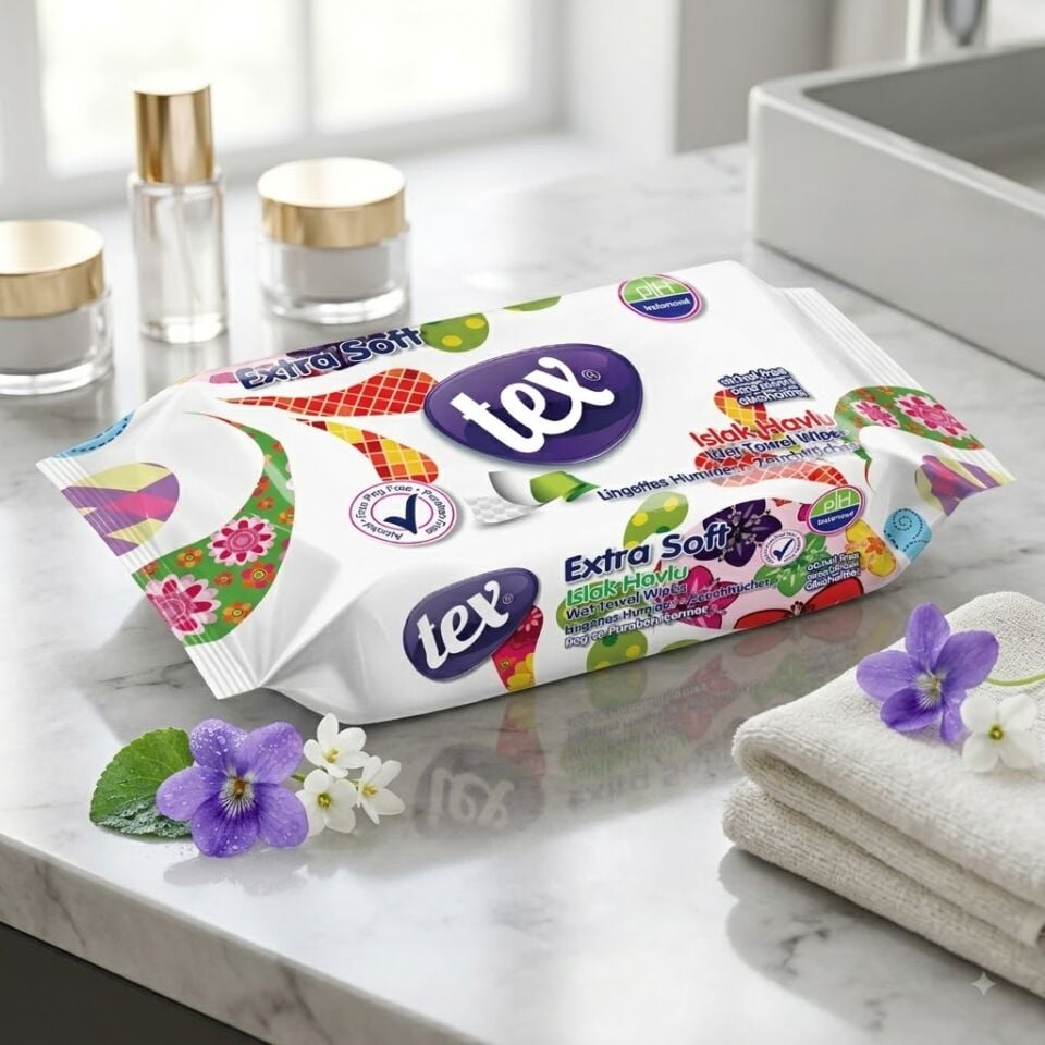 Tex Soft Islak Havlu 60'lı 27 Paket
