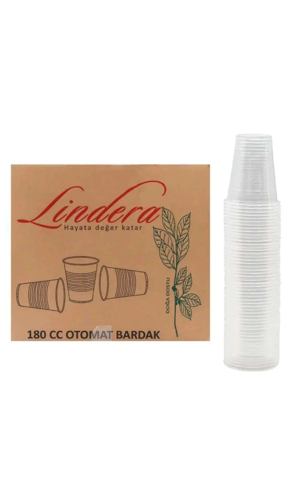Lindera Pet Bardak 100 lü