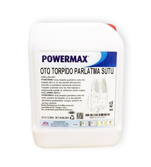 Powermax Oto Torpido Süt Cila 5 Kg 4 Adet