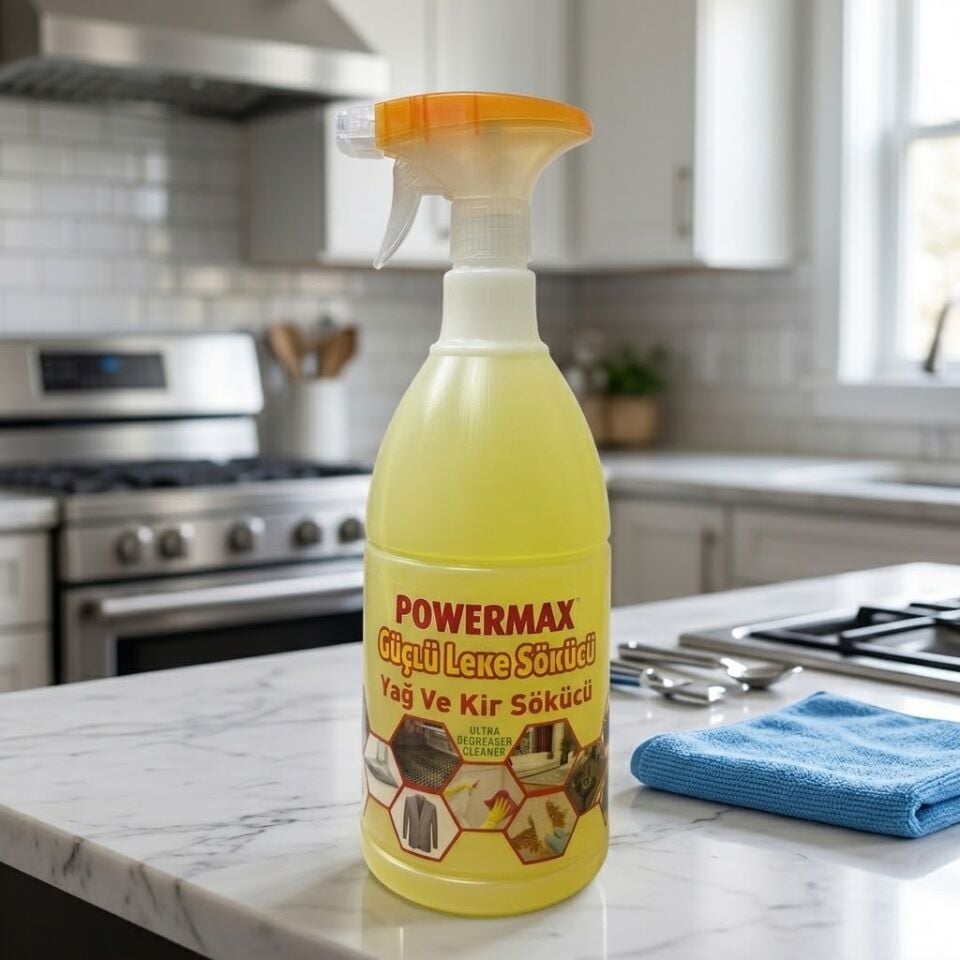 Powermax Güçlü Leke Sökücü Sarı Güç 1000 Ml 12 Adet