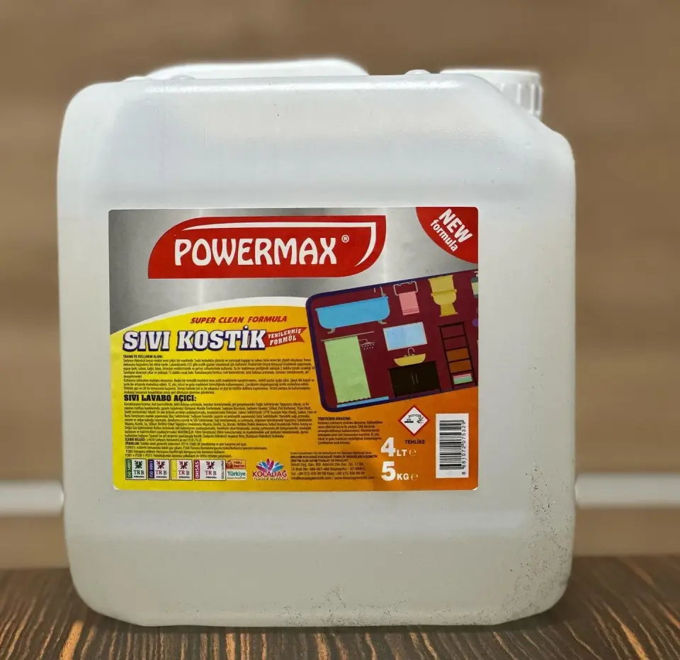 Powermax Sıvı Kostik 5 Kg 4 Adet