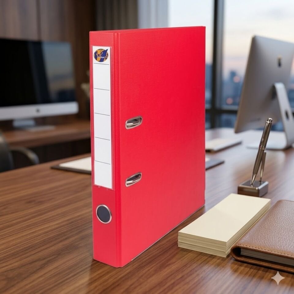 Ofis Klasör Dar Kırmızı