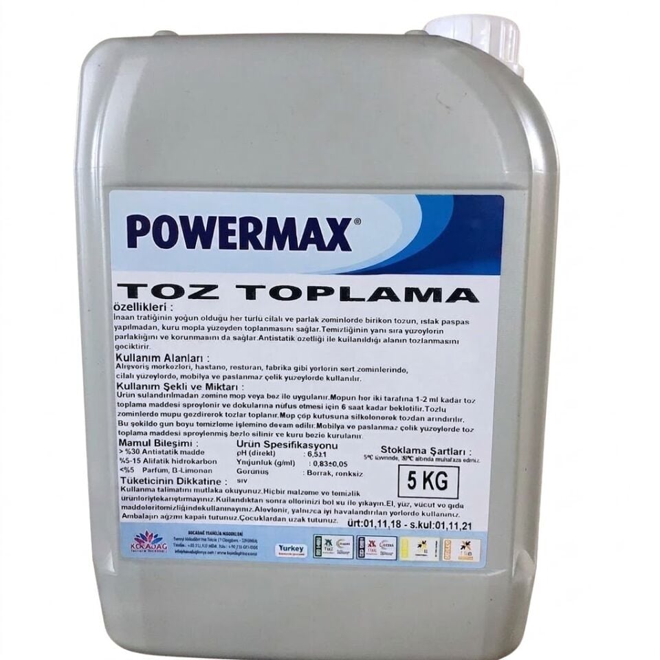 Powermax Toz Toplama 5 Kg 4 Adet