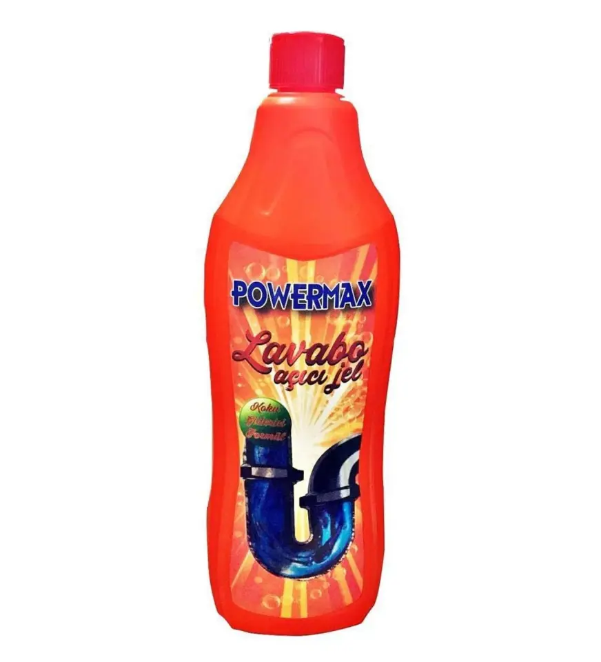 Powermax Lavabo Açıcı Jel 1000 Ml 12 Adet