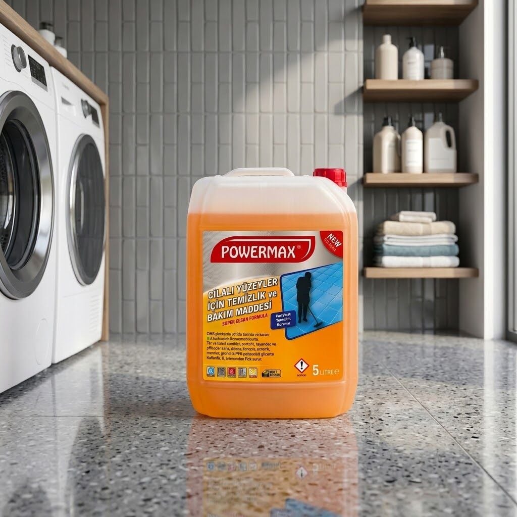 Powermax Cilalı Yüzeyler İçin Temizlik Bakım Maddesi 5 Lt 4 Adet
