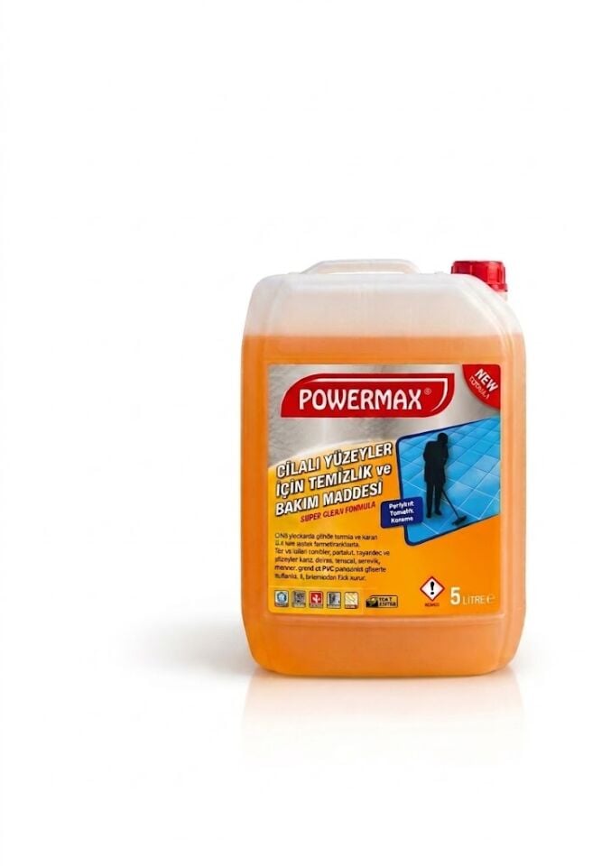 Powermax Cilalı Yüzeyler İçin Temizlik Bakım Maddesi 5 Lt 4 Adet