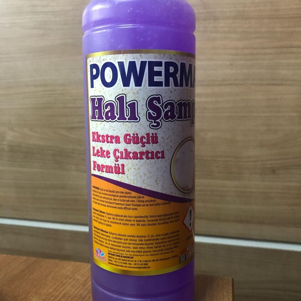 Powermax Halı Şampuanı Elde Yıkama 1000 Ml 12 Adet
