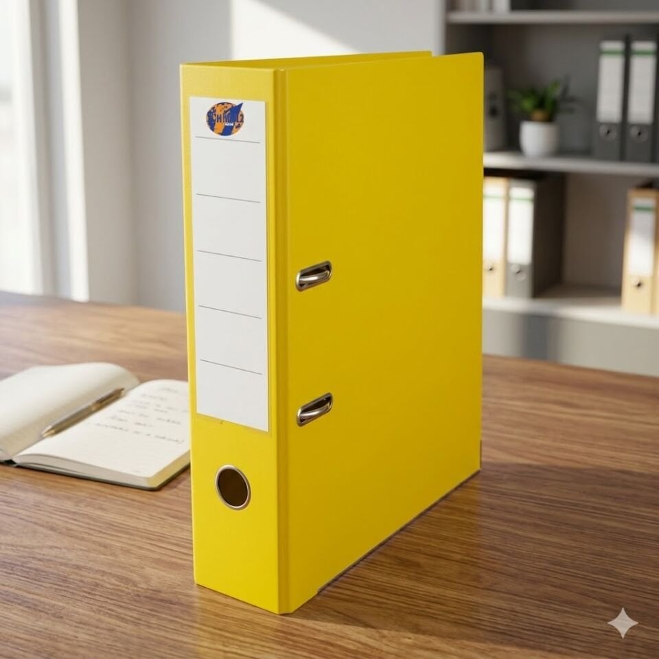 Ofis Klasörü Geniş Sarı