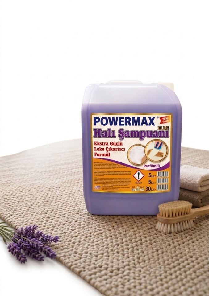 Powermax Halı Şampuanı Elde Yıkama 5 Kg 4 Adet