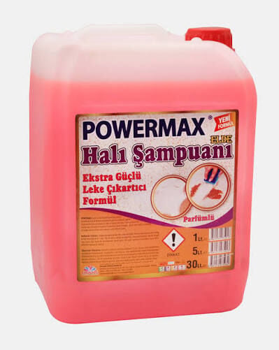 Powermax Halı Şampuanı Elde Yıkama 5 Kg 4 Adet