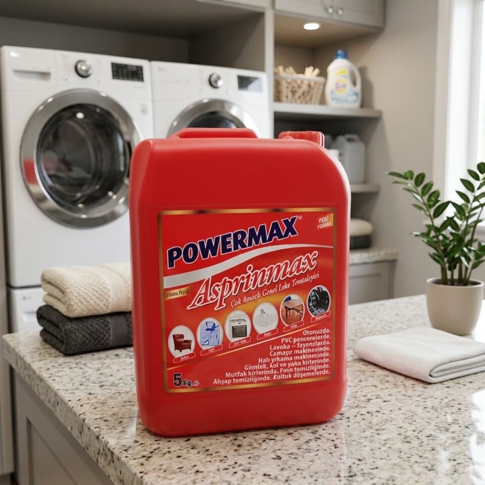 Powermax Aspirinmax Çok Amaçlı Leke Temizleyici 5 Kg 4 Adet