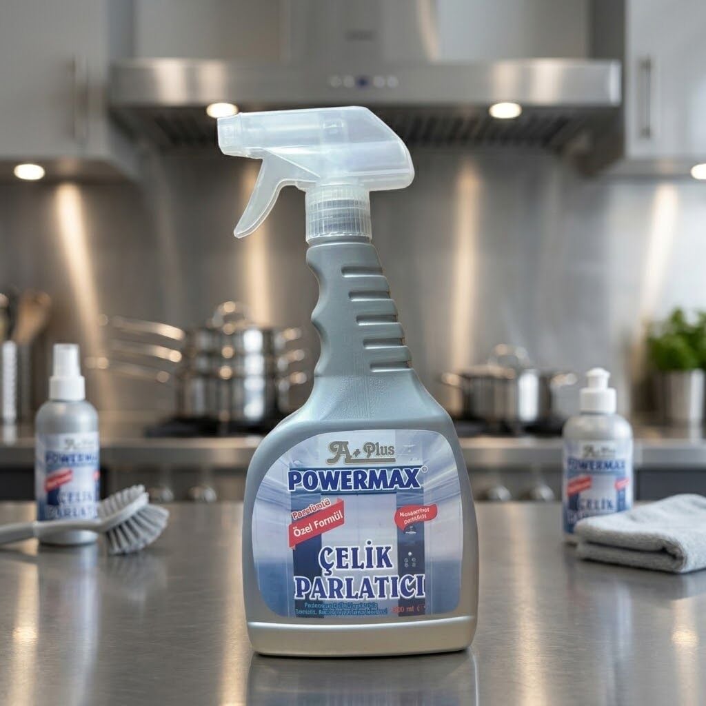 Powermax Aplus Metal Ve Çelik Parlatıcı 600 Ml 21 Adet