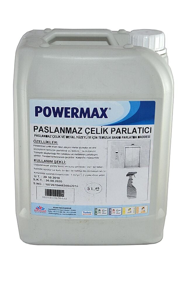 Powermax Aplus Metal Ve Çelik Parlatıcı Temizleyici 5 Kg 4 Adet