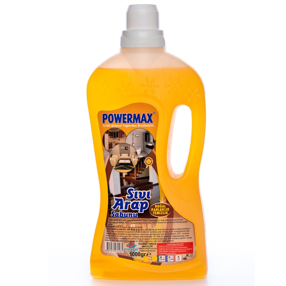 Powermax Sıvı Arap Sabunu 1 Kg 12 Adet