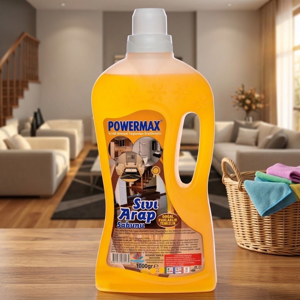 Powermax Sıvı Arap Sabunu 1 Kg 12 Adet