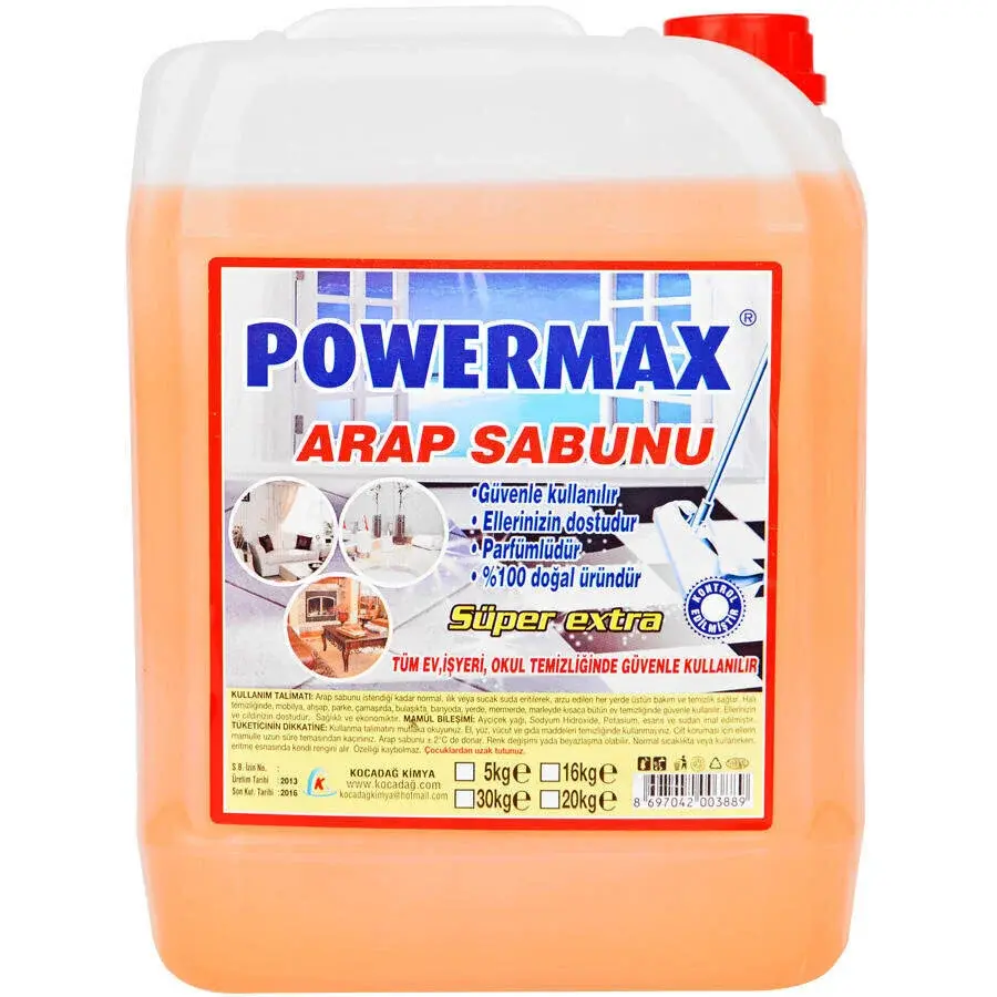 Powermax Sıvı Arap Sabunu 5 Kg 4 Adet