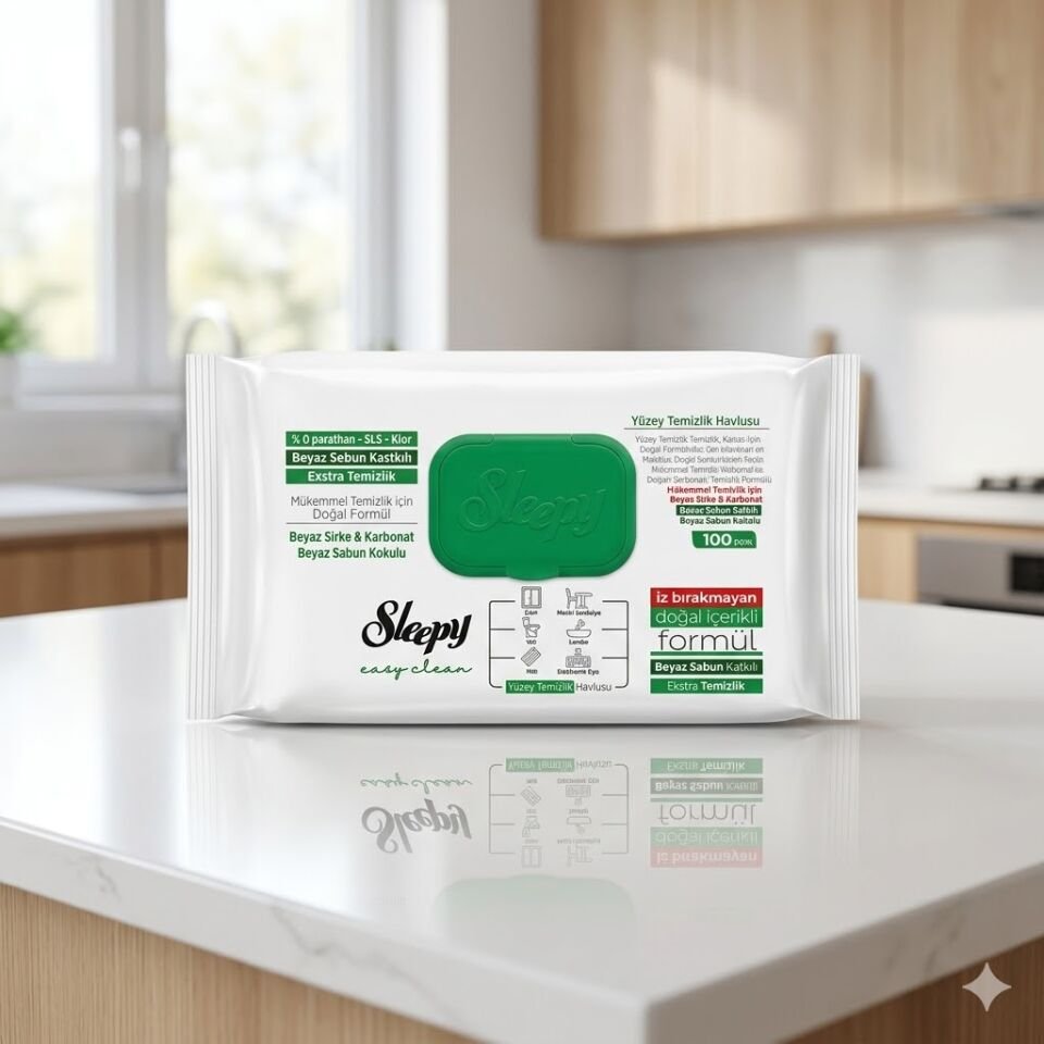 Slepy Yüzey Temizlik Havlusu 100 Lü