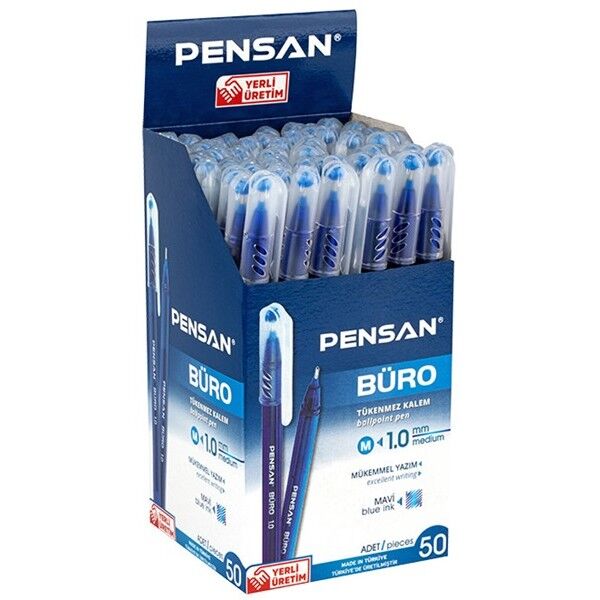 Pensan 2270 Büro Tükenmez Kalem Mavi 50 Adet