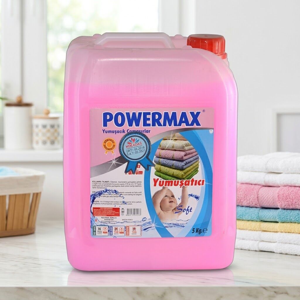 Powermax Extra Çamaşır Yumuşatıcısı 5 Kg 4 Adet