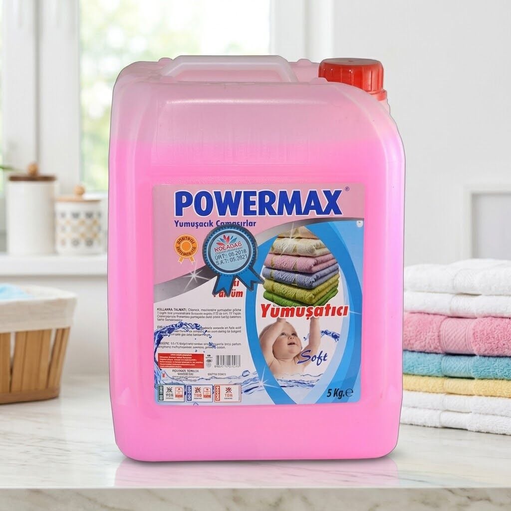 Powermax Extra Çamaşır Yumuşatıcısı 5 Kg 4 Adet
