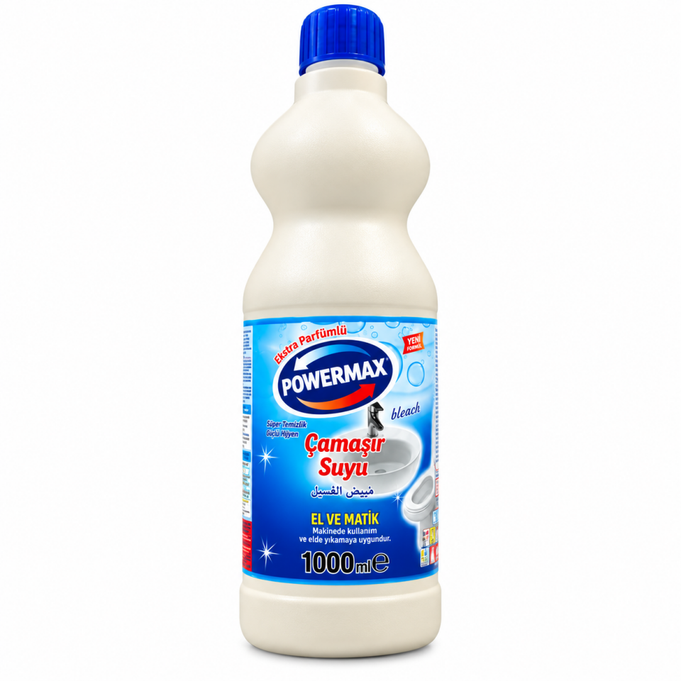 Powermax Parfümlü Çamaşır Suyu 1 Kg 15 Adet