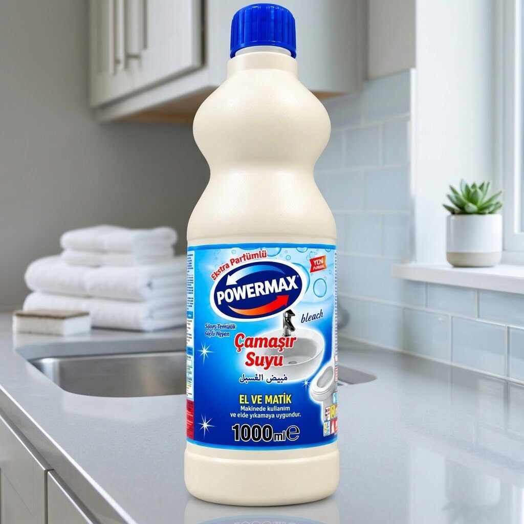 Powermax Parfümlü Çamaşır Suyu 1 Kg 15 Adet