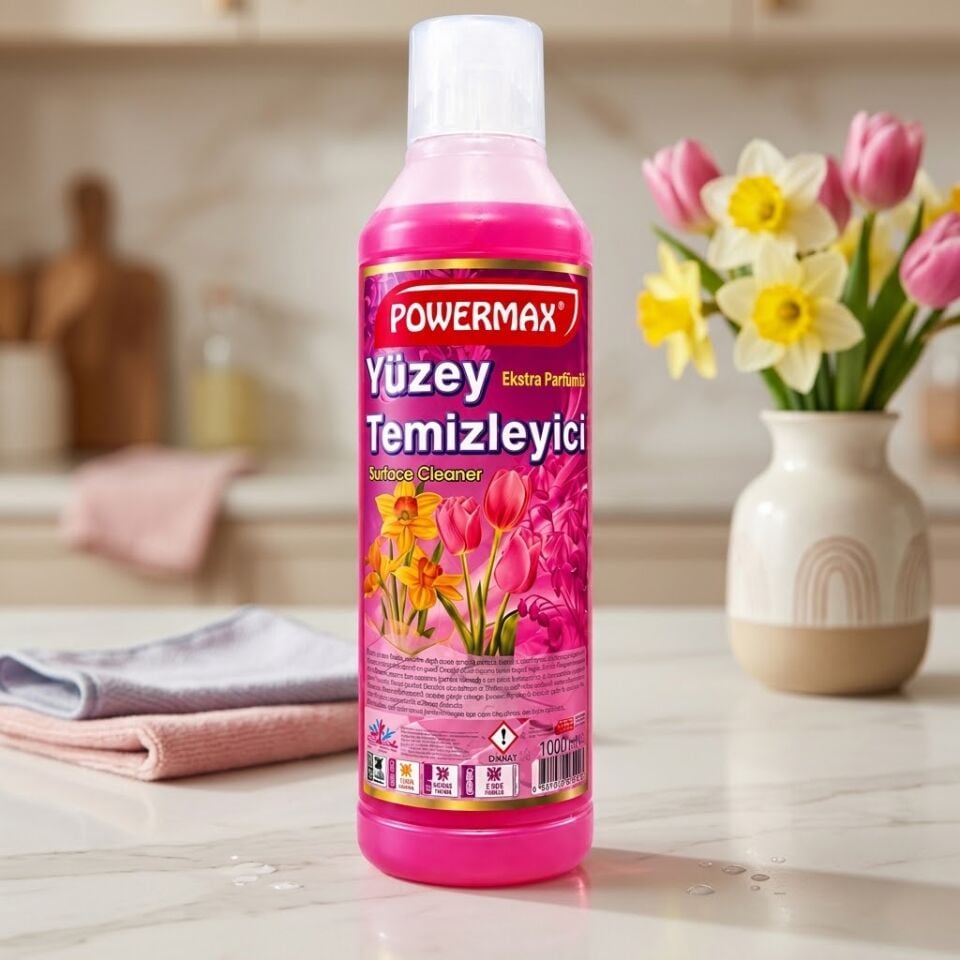 Powermax Parfümlü Yüzey Temizleyici 1 Lt 12 Adet