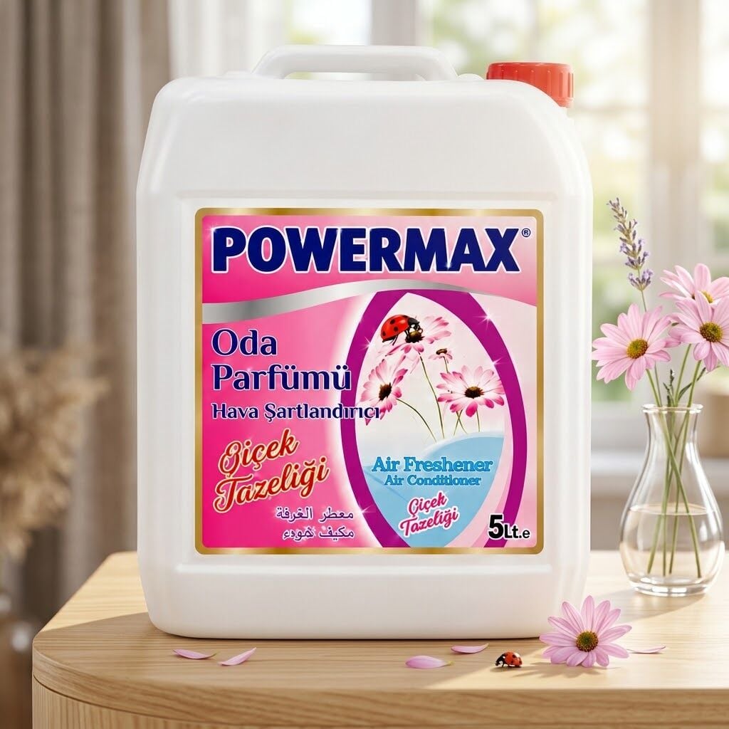 Powermax Oda Parfümü Hava Şartlandırıcı 5 Litre 4 Adet