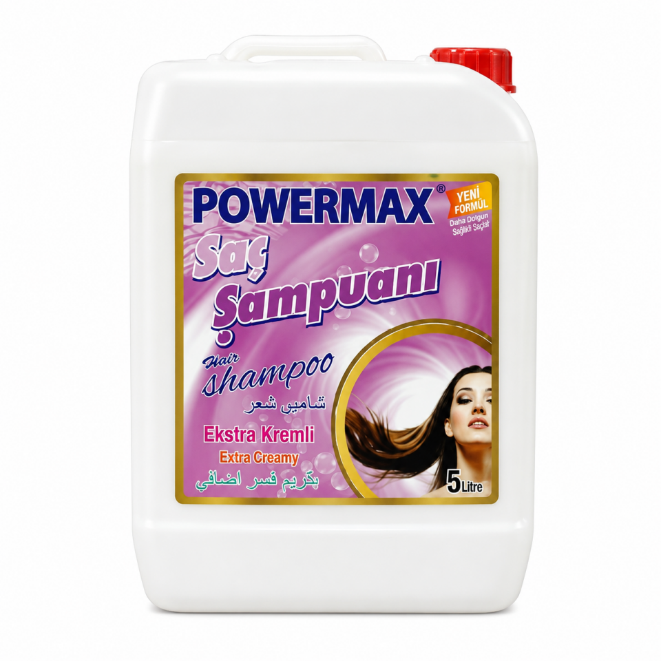 Powermax Kremli Saç Şampuanı 5 Kg 4 Adet