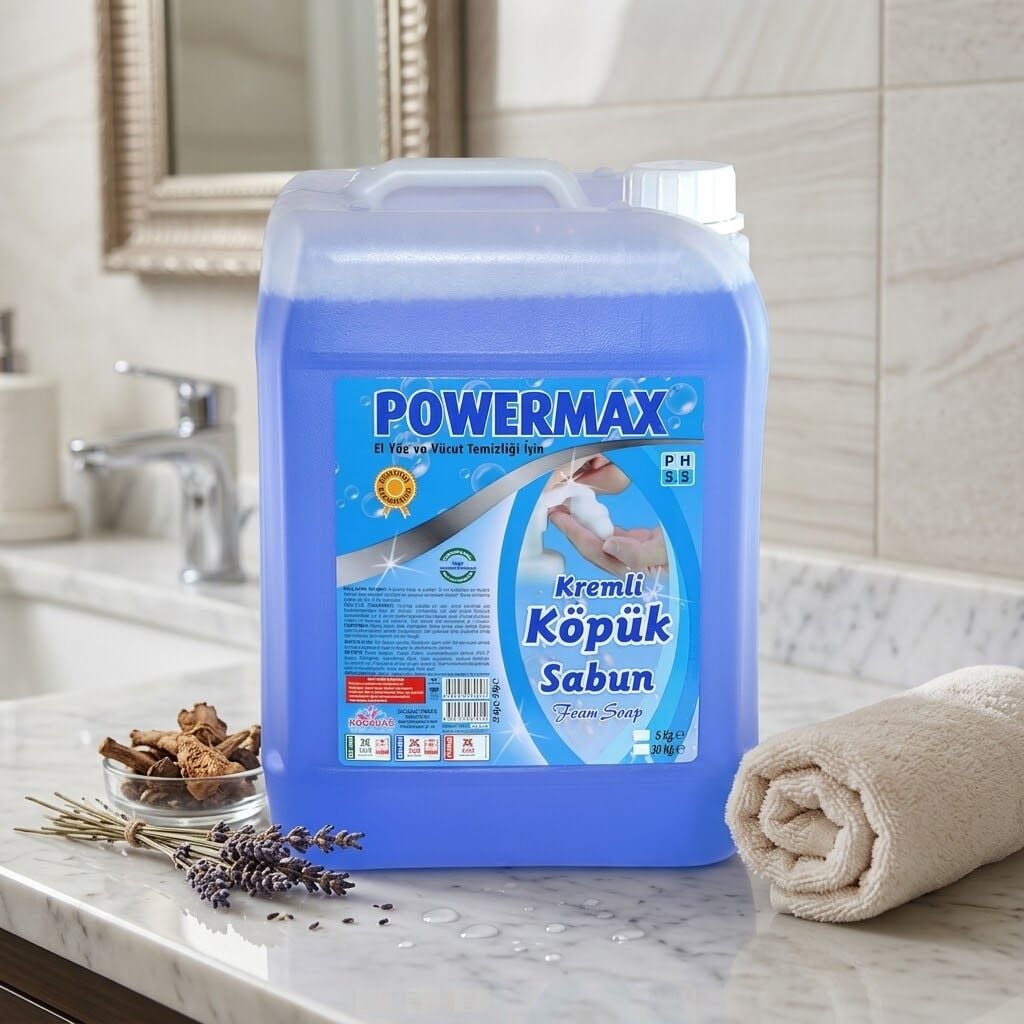 Powermax Kremli Köpük Sabun 5 Litre 4 Adet