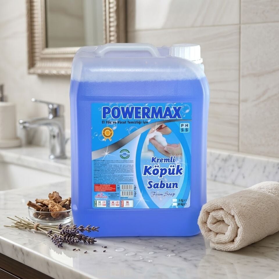 Powermax Kremli Köpük Sabun 5 Litre 4 Adet