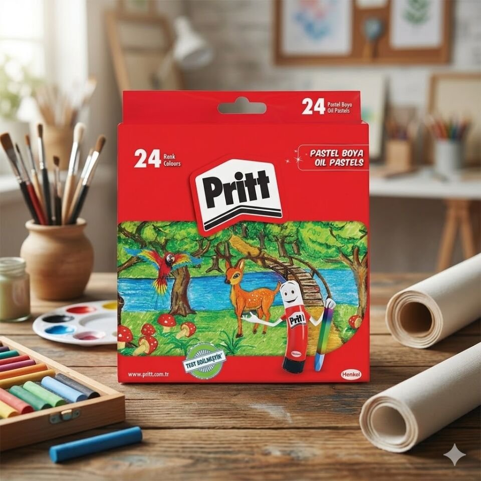 Pritt 24 Lü Pastel Boya