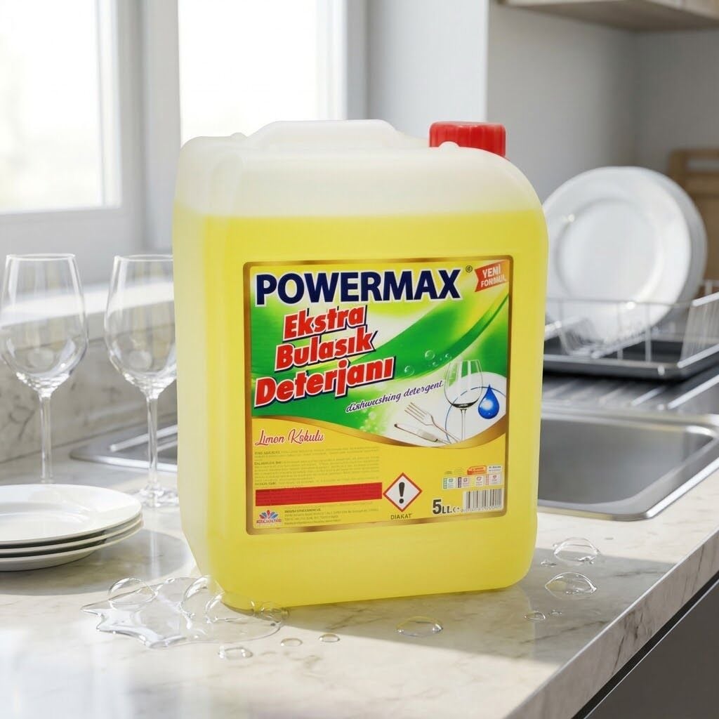 Powermax Bulaşık Deterjanı 5 Kg 4 Adet