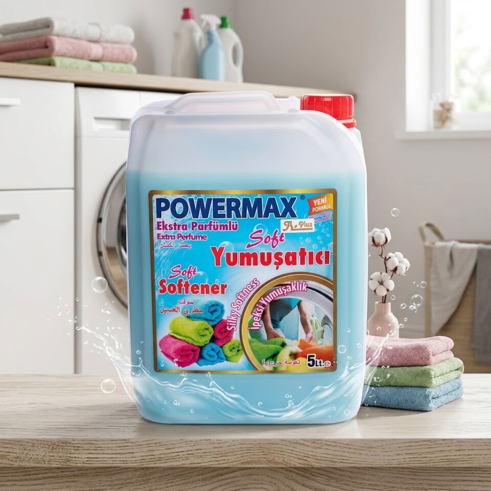 Aplus Powermax Çamaşır Yumuşatıcı Komşu Çatlatan 5 Kg 4 Adet