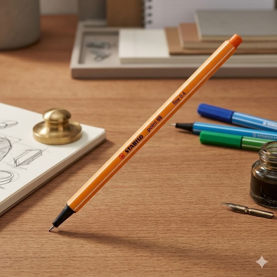 Stabılo 88/40 Floresan Kırmızı Kalem